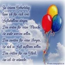 Zu Deinem Geburtstag Lasse Ich Fur Dich Drei Luftballons Steigen Spruche Fur Geburtstag Spruche Geburtstag Lustig Alles Gute Geburtstag