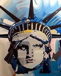 PETER MAX "LIBERTY" SERIGRAPH