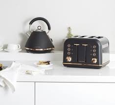20 Of The Greatest Colourful Kettles And Toasters Tlc Interiors Rose Gold Kitchen Appliances Kettle And Toaster Rose Gold Kitchen