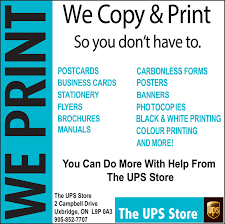 The ups store locations provide packaging, shipping, copy and print services, mailbox services, computer time rentals and more for small. Thursday September 10 2020 Ad The Ups Store Uxbridge Uxbridge Times