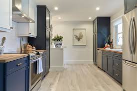 Dark navy blue kitchen cabinets paired amidst exposed, raw wood, is a distinctive look that gives you the freedom to create a modern or traditional look. 15 Gorgeous Dark Blue Kitchen Designs You Ll Want To Re Create
