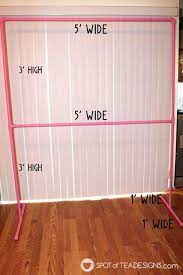 Diy Party Backdrop Stand Guest Post Spot Of Tea Designs Diy Party Backdrop Stand Party Backdrop Stand Party Backdrop Diy
