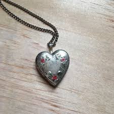 925 sterling silver plain cylinder locket pendant prayer memory box. Vintage Jewelry Tarnished Vintage Sterling Silver Heart Locket Poshmark