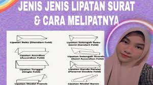 Lipatan kertas surat jenis setengah baku adalah variasi dari lipatan surat bentuk baku, perbedaan terletak pada bagian lipatan atasnya saja. Jenis Jenis Lipatan Surat Cara Melipatnya Youtube