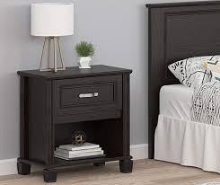 Ameriwood Andover Oak Espresso Nightstand Big Lots In 2020 Espresso Nightstand Oak Nightstand Oak Bedroom Furniture
