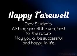 50 Best Farewell Messages For Students Wishesmsg Farewell Message Farewell Message To Students Graduation Message