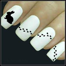 Nagel Decal Ostern Nail Art 20 Bunny Design Wasser Folie Aufkleber Fingernagel Decals Ziemlich Oben Ihre Manikure Un Hase Nagel Nagellack Ideen Einfach Nailart