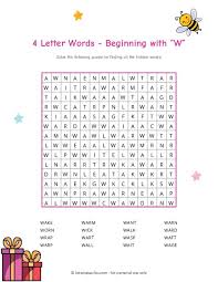 Built by word scramble lovers for word scramble lovers, see how many words you can spell in scramble words, a free online word game. 4 Letter Word Search Beginning With W