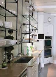 Glass Shelves Custom Glass Shelving Hardware And Shelf Kits Modern Kitchen Design Open Kitchen Shelves Kitchen Design
