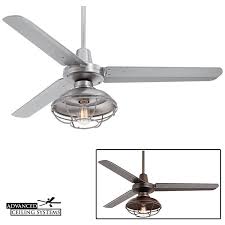 7 Rustic Industrial Ceiling Fans With Cage Lights You Ll Love Advanced Ceiling Systems