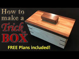 Maybe you would like to learn more about one of these? Woodworking How To Make An Awesome Trick Box Free Plans Youtube