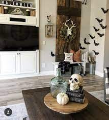 Best farmhouse paint colors pinterest preschool halloween. Fall O Ween Farmhouse Halloween Decor Rustic Halloween Halloween Vignette Halloween Home Decor