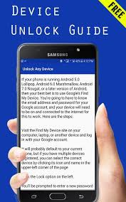 I simply asked nicely for a courtesy unlock, she asked for the reason, i said in order to subsequently unlock the bootloader, 10 mins later my phone was unlocked! Unlock Any Device Guide Free For Android Apk Download