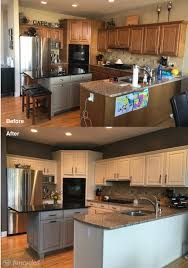Here's the before + after reveal! Kitchen Makeover Using Ballet White By Benjamin Moore Funcycled