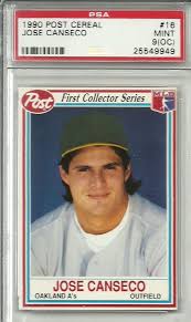 Jose canseco baseball card value. Auction Prices Realized Baseball Cards 1990 Post Cereal Jose Canseco
