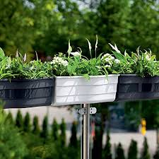 Check spelling or type a new query. Ridge Rail Long Rectangular Flower Pot Plant Window Box Indoor Outdoor Hanging Rail Planter Patio Deck Balcony Garden 2 Pack Brown Pricepulse