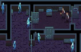 Horror Game Mockup Hendry Roesly Pixel Art Games Pixel Art Design Game Concept Art