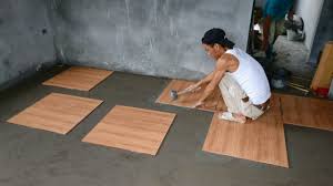 They can add welcome color and a unifying design element that works best with certain one of the more affordable types of primary bedroom flooring options is vinyl tile. Building Bedroom Floor With Sand Cement How To Install Ceramic Tiles Step By Step Youtube