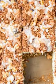 Trusted coffee cake recipes from betty crocker. Christmas Morning Coffee Cake Dish Cinnamon Walnut Coffee Cake Coffee Cake Is Good On Its Own But Add An Eggnog Glaze To It And I M Really A Happy Camper