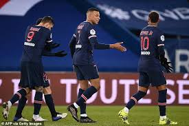 Last updated on 22 january 2021 22 january 2021. Paris Saint Germain 4 0 Montpellier Kylian Mbappe Scores Twice In Thumping Psg Win Daily Mail Online
