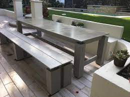 Concrete Top Outdoor Dining Table Concrete Dining Table Concrete Outdoor Dining Table Diy Patio Table