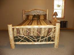 Check out dozens more easy to build bed frame plans here. Furniture Adirondack Logworks Rustic Log Woodwork