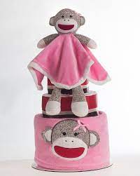 50 Off The Sock Monkey Diaper Cake Baby Shower Etsy Sock Monkeys Baby Shower Baby Shower Etsy Baby Shower