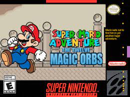 Super Mario Adventure The Twelve Magic Orbs Snes Box Art Super Mario World Mario Super Mario