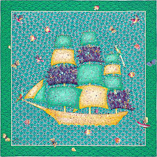 La Maison Des Carres Hermes Bateau Fleuri Hermes Scarf Hermes Paris Scarf Pattern