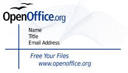 It's an important and inexpensive tool for making great connections and fans. Openoffice Org Business Cards