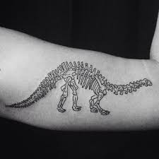 More From Yabadabadoo Saturdays Cool Brontosaurus Skeleton As A First Tattoo For My Friend Caseycasey Leigh Blackt Dinosaur Tattoos Tattoos Skeleton Tattoos