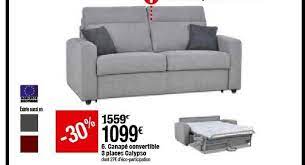 Check spelling or type a new query. Offre Canape Convertible 3 Places Calypso Chez But