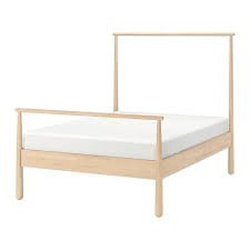 gjora bed frame birch lonset queen ikea ikea wooden bed ikea bed bed frame