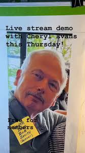 Happy holidays! As a free gift to our wonderful members this holiday  season, Cheryl Evans will be painting Santa