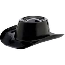 Black Plastic Cowboy Hat Party City Western Cowboy Hats Cowboy Hats Cowboy Hat Party