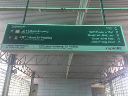 Kg selamat (mrt kajang line + mrt. Kuala Lumpur Walk Pics Kuala Lumpur From Monorail Hang Tuah Station To Lrt Hang Tuah Station 1 Minute