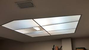 Polyline ceiling tiles have a modern design ideal for professional and stylish settings. Cutting Plaskolite Optix Fluorescent Light Panels Youtube