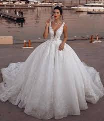 2 colors added to your favorites! Plunging Neckline Wedding Dresses Plunge V Neck Bridal Gowns Vq