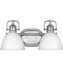 Rowan 2 Light 16 Inch Chrome Bath Light Wall Light Bath Vanity Lighting Vanity Lighting Hinkley Lighting