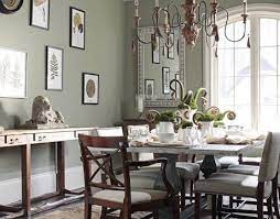 Sage Green Dining Room Creekside Green By Benjamin Moore Dining Room Colors Green Dining Room Dining Room Paint
