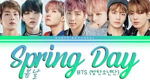 Hosanna revival, willow tree & preorder items. Bts ë°©íƒ„ì†Œë…„ë‹¨ Spring Day ë´„ë‚  Color Coded Lyrics ê°€ì‚¬ æ­Œè©ž Han Rom Eng Youtube
