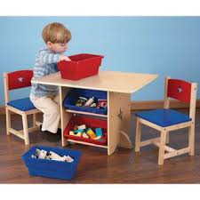 Handy storage bins are accessible from either side of the table and removable for carrying or cleaning. Kids Furniture Overstock Shopping The Best Prices Online Childrens Desk And Chair Kids Wooden Table Kids Furniture Sets