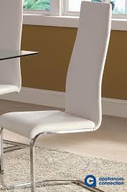 Coaster 100515wht 356 00 In 2020 Faux Leather Dining Chairs Dining Chairs Leather Dining Chairs