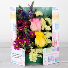 Huge collection, amazing choice, 100+ million high quality, affordable rf and rm images. Happy Birthday Flowers In A Personalised Card Flowercard Sending Floral Hugs