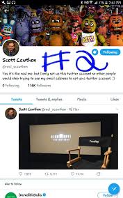 All content is copyright of their respectful owners. There S Two Scott Cawthon S On Twitter Who Do You Think Is The Real One Look At Photos Five Nights At Freddy S Amino