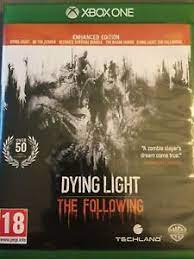 The following on the xbox one, gamefaqs has 10 cheat codes and secrets, 10 achievements, and 10 critic reviews. Dying Light The Following Enhanced Edition Xbox One Ebay