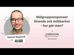 Webinar: Målgruppsanpassat lärande och mätbarhet