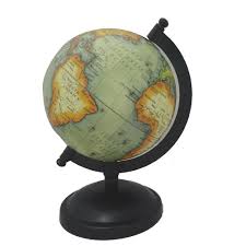 Amazon Com Indian Handmade Decorative World Map Globe Green 5 Plastic Ball Iron Standing Home Decor Collection Vintage Style Handmade Decorations Globe Decor