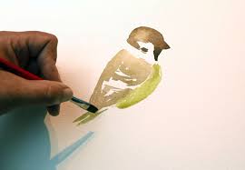 �� music ersatz bossa (sting) by john deley and the 41 players redwood trail by. How To Paint Loose Watercolor Birds Sparrow Tutorial Solving Watercolour