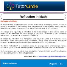 Examples of reflection in math. Reflection In Math By Amit Kumar Issuu